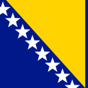 country flag of Bosnia and Herzegovina